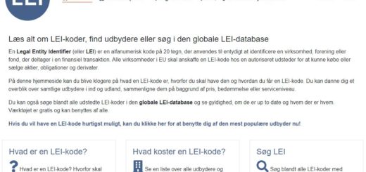 lei-koder.dk hjemmeside